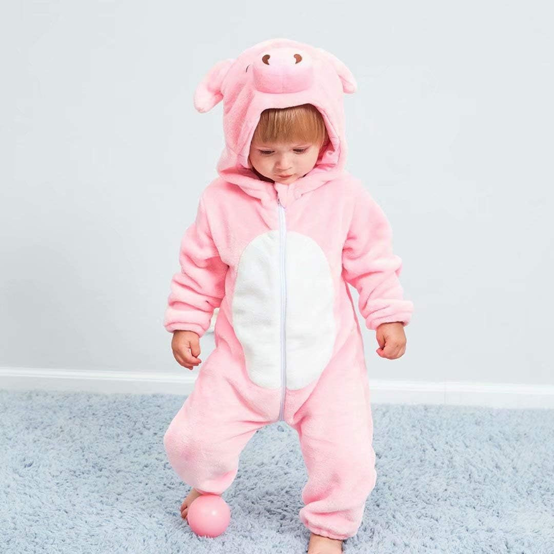 Baby Animal Costumes Unisex Toddler Onesie Pajamas Halloween Dress up Romper